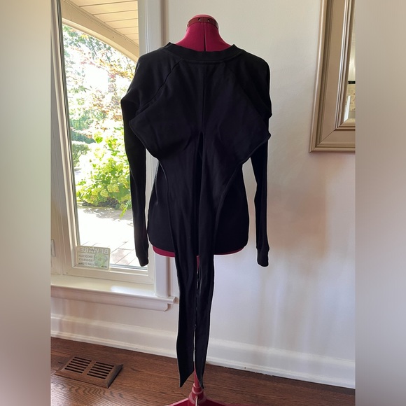 ALLSAINTS SWEATSHIRT WITH TIE BELT - Picture 8 of 11